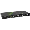 Techly 4x1 USB HDMI 4Kx2K IDATA KVM-HDMI4U Conmutador KVM Negro