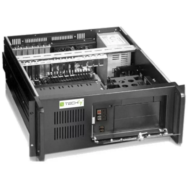 Techly Industrial 4U Rackmount Chasis de ordenador I-CASE MP-P4HX-BLK2