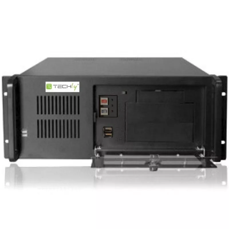 Techly Industrial 4U Rackmount Chasis de ordenador I-CASE MP-P4HX-BLK2