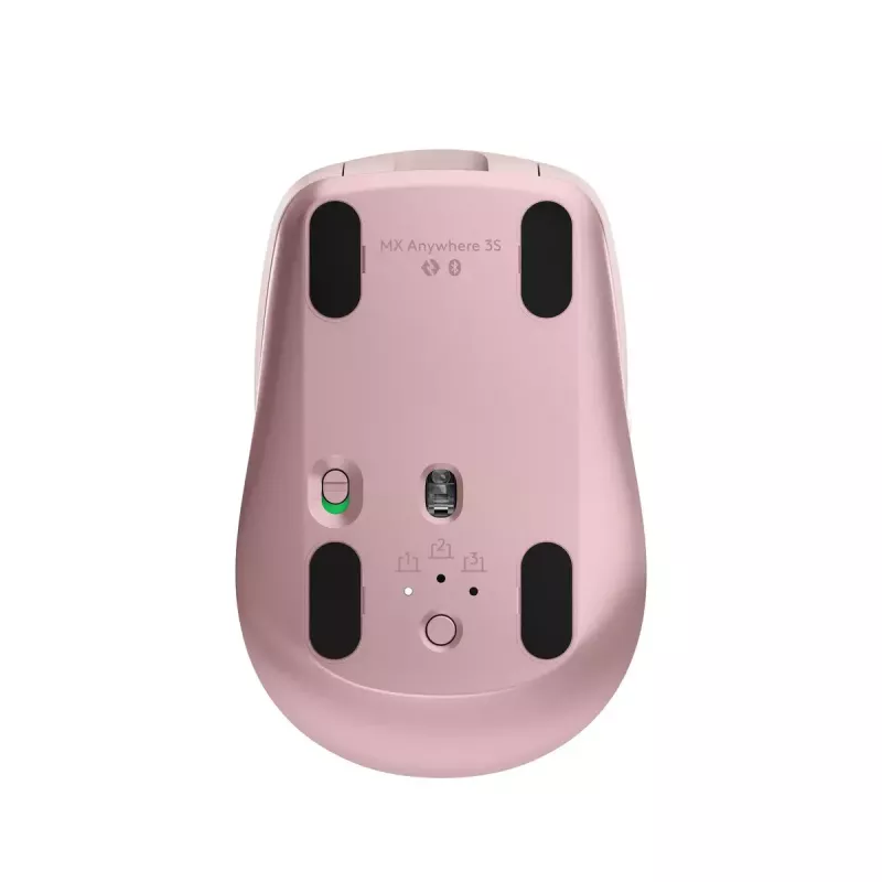 Ratón Logitech MX 3S Rosa USB Óptico