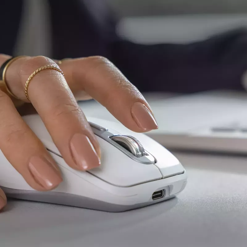 Ratón Logitech MX 3S Rosa USB Óptico