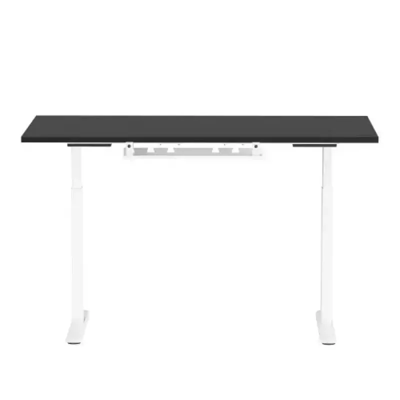 Mesa regulable en altura up up B-57051PT/W-IA-ED22-60M — tablero blanco, patas negras, regulable en altura