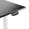 Mesa regulable en altura up up B-57051PT/W-IA-ED22-60M — tablero blanco, patas negras, regulable en altura