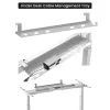 Mesa regulable en altura up up B-57051PT/W-IA-ED22-60M — tablero blanco, patas negras, regulable en altura