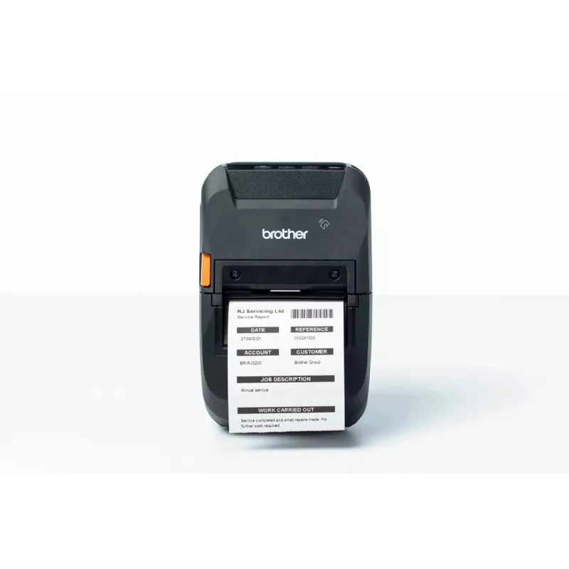 Brother RJ3230BL impresora de etiquetas transferencia térmica 203 x 203 DPI 127 mm/s inalámbrica Wi-Fi Bluetooth