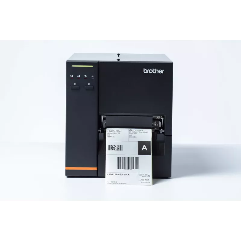 Brother TJ-4120TN impresora de etiquetas térmica directa / transferencia térmica 300 x 300 DPI 178 mm/s Ethernet LAN