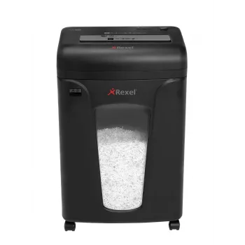 Rexel Mercury REM820 Jam Free destructora P5, microcorte, ancho de trabajo 22,5 cm, tamaño de corte 1,9 x 15 mm, capacidad 21 L, 220 hojas, 58 dB