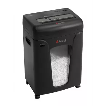 Rexel Mercury REM820 Jam Free destructora P5, microcorte, ancho de trabajo 22,5 cm, tamaño de corte 1,9 x 15 mm, capacidad 21 L, 220 hojas, 58 dB