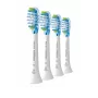 Philips Premium Plaque Defence HX9044/87 pack de 4 cabezales de cepillo, 4 uds., blanco, 3 meses, medio, 62000 movimientos por minuto, Philips