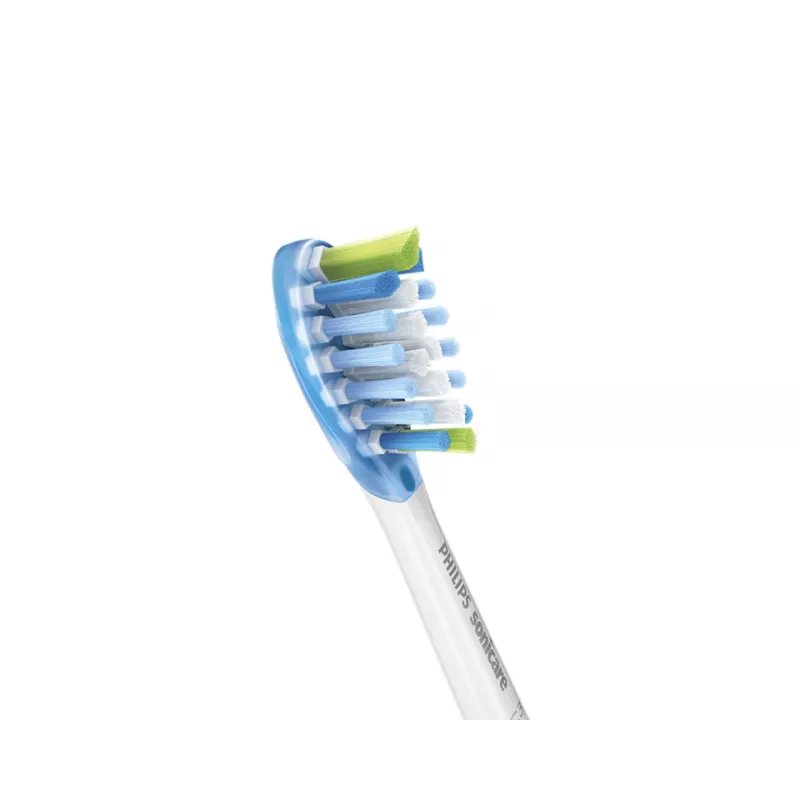 Philips Premium Plaque Defence HX9044/87 pack de 4 cabezales de cepillo, 4 uds., blanco, 3 meses, medio, 62000 movimientos por minuto, Philips