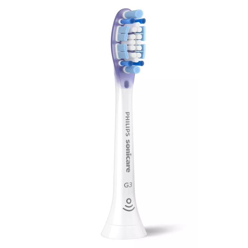 Philips Premium Gum Care HX9054/87 pack de 4 cabezales de cepillo, 4 uds., blanco, 3 meses, suave, 62000 movimientos por minuto, Philips