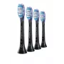 Philips Premium Gum Care HX9054/88 pack de 4 cabezales de cepillo, 4 uds., negro, 3 meses, suave, 62000 movimientos por minuto, Philips