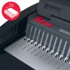 GBC CombBind CB20 encuadernadora de peine de plástico, negro/plata/rojo