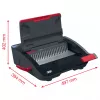 GBC CombBind CB20 encuadernadora de peine de plástico, negro/plata/rojo