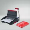 GBC CombBind CB20 encuadernadora de peine de plástico, negro/plata/rojo