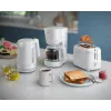 Philips Serie 3000 hervidor de agua, 1,7 l, 2200 W, blanco, plástico, protección contra sobrecalentamiento, inalámbrico