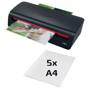 Plastificadora GBC 240 Home Office A4, 24 cm, plastificadora en caliente, 2 min., 400 mm/min, 0,5 mm, A4