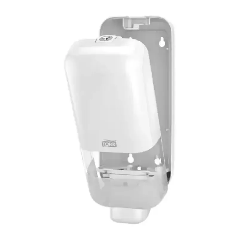 Dispensador de jabón y desinfectante Tork S4, blanco – dispensador de líquido de pared, modelo 564500