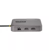 StarTech.com Docking station USB-C, doble 4K 60Hz HDMI, compatible con Macbook Pro (M1/M2/M3/M4) y Windows, hub USB-A/USB-C 10Gbps, 100W Power Delivery, GbE, SD, cable de 56cm