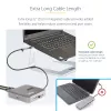 StarTech.com Docking station USB-C, doble 4K 60Hz HDMI, compatible con Macbook Pro (M1/M2/M3/M4) y Windows, hub USB-A/USB-C 10Gbps, 100W Power Delivery, GbE, SD, cable de 56cm