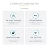 StarTech.com Adaptador multipuerto USB-C – HDMI 4K 60Hz – HDR – Hub USB 3.0 de 2 puertos y 5Gbps – Power Delivery Pass-Through de 100W – GbE – Works with Chromebook certificado – Windows/macOS