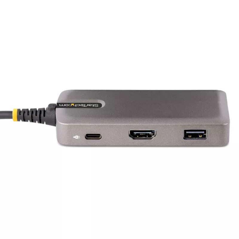 StarTech.com Adaptador multipuerto USB-C - 4K 60Hz HDMI con HDR - hub USB de 3 puertos - 100W Power Delivery Pass-Through - certificado Works With Chromebook - Windows/macOS/iPadOS/Android™