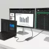 StarTech.com Adaptador USB-C a doble HDMI – USB-C o A a 2x HDMI – 4K 60Hz – 100W Power Delivery Pass-Through – cable integrado de 30 cm (1ft) – convertidor USB a HDMI multi-monitor para portátil – TAA