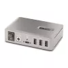 StarTech.com Hub USB-C de 10 puertos - 8x USB-A/2x USB-C - Self-Powered con fuente de alimentación de 65W - USB 3.1 10Gbps - hub USB para sobremesa/portátil con cable de bloqueo de 3ft certificado USB-IF, hub USB C