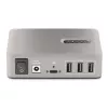 StarTech.com Hub USB-C de 10 puertos - 8x USB-A/2x USB-C - Self-Powered con fuente de alimentación de 65W - USB 3.1 10Gbps - hub USB para sobremesa/portátil con cable de bloqueo de 3ft certificado USB-IF, hub USB C