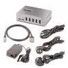 StarTech.com Hub USB-C de 10 puertos - 8x USB-A/2x USB-C - Self-Powered con fuente de alimentación de 65W - USB 3.1 10Gbps - hub USB para sobremesa/portátil con cable de bloqueo de 3ft certificado USB-IF, hub USB C