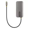 StarTech.com Adaptador multipuerto USB-C – vídeo 4K 60Hz HDMI, hub USB-A de 3 puertos 5Gbit/s, 100W USB Power Delivery Pass-Through/GbE/SD/MicroSD, cable de 30cm, docking station portátil para portátil
