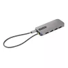 StarTech.com Adaptador multipuerto USB-C – vídeo 4K 60Hz HDMI, hub USB-A de 3 puertos 5Gbit/s, 100W USB Power Delivery Pass-Through/GbE/SD/MicroSD, cable de 30cm, docking station portátil para portátil