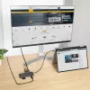StarTech.com Adaptador multipuerto USB-C – vídeo 4K 60Hz HDMI, hub USB-A de 3 puertos 5Gbit/s, 100W USB Power Delivery Pass-Through/GbE/SD/MicroSD, cable de 30cm, docking station portátil para portátil