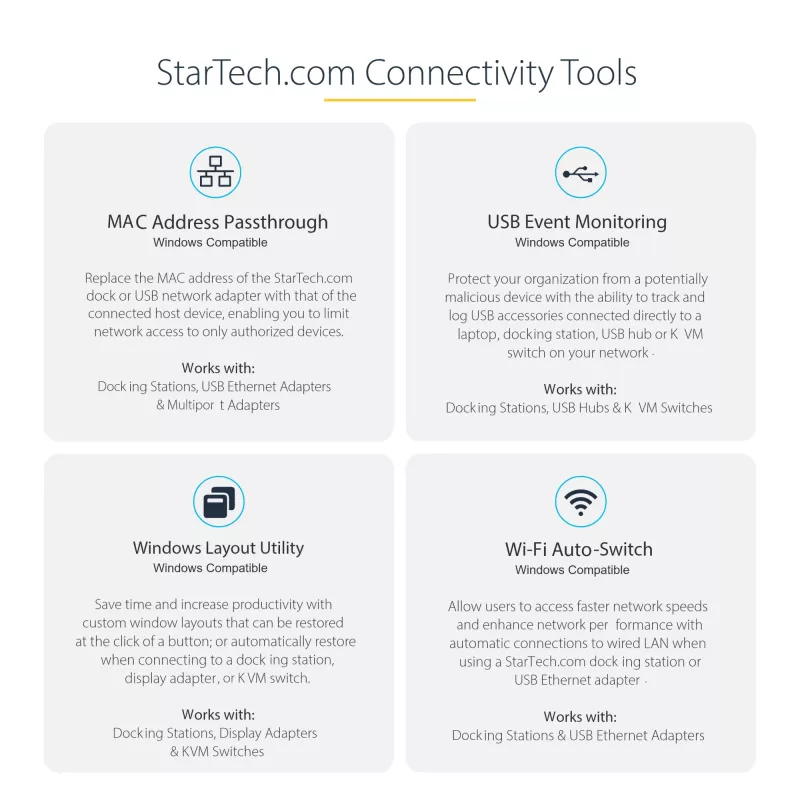 StarTech.com Adaptador multipuerto USB-C – vídeo 4K 60Hz HDMI, hub USB-A de 3 puertos 5Gbit/s, 100W USB Power Delivery Pass-Through/GbE/SD/MicroSD, cable de 30cm, docking station portátil para portátil
