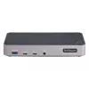 StarTech.com Docking station USB-C triple monitor - HDMI/DP triple 4k dock USB-C - hub 5x USB - GbE - 100W PD - docking station universal multi monitor - compatible con Thunderbolt 3/4