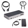StarTech.com Docking station USB-C triple monitor - HDMI/DP triple 4k dock USB-C - hub 5x USB - GbE - 100W PD - docking station universal multi monitor - compatible con Thunderbolt 3/4