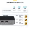 StarTech.com Docking station USB-C triple monitor - HDMI/DP triple 4k dock USB-C - hub 5x USB - GbE - 100W PD - docking station universal multi monitor - compatible con Thunderbolt 3/4