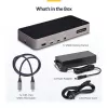 StarTech.com Docking station USB-C triple monitor - HDMI/DP triple 4k dock USB-C - hub 5x USB - GbE - 100W PD - docking station universal multi monitor - compatible con Thunderbolt 3/4