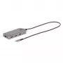 StarTech.com Adaptador multipuerto USB-C triple monitor, doble 4K 60Hz + 4K 30Hz HDMI y DisplayPort, hub USB de 3 puertos 10Gbps, 100W PD Pass-Through, GbE, travel dock, Windows y ChromeOS