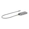StarTech.com Adaptador multipuerto USB-C triple monitor, doble 4K 60Hz + 4K 30Hz HDMI y DisplayPort, hub USB de 3 puertos 10Gbps, 100W PD Pass-Through, GbE, travel dock, Windows y ChromeOS
