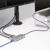 StarTech.com Adaptador multipuerto USB-C triple monitor, doble 4K 60Hz + 4K 30Hz HDMI y DisplayPort, hub USB de 3 puertos 10Gbps, 100W PD Pass-Through, GbE, travel dock, Windows y ChromeOS