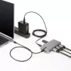 StarTech.com Adaptador multipuerto USB-C triple monitor, doble 4K 60Hz + 4K 30Hz HDMI y DisplayPort, hub USB de 3 puertos 10Gbps, 100W PD Pass-Through, GbE, travel dock, Windows y ChromeOS