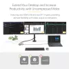 StarTech.com Adaptador multipuerto USB-C triple monitor, doble 4K 60Hz + 4K 30Hz HDMI y DisplayPort, hub USB de 3 puertos 10Gbps, 100W PD Pass-Through, GbE, travel dock, Windows y ChromeOS
