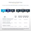 StarTech.com Adaptador multipuerto USB-C triple monitor, doble 4K 60Hz + 4K 30Hz HDMI y DisplayPort, hub USB de 3 puertos 10Gbps, 100W PD Pass-Through, GbE, travel dock, Windows y ChromeOS