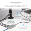 StarTech.com Adaptador multipuerto USB-C triple monitor, doble 4K 60Hz + 4K 30Hz HDMI y DisplayPort, hub USB de 3 puertos 10Gbps, 100W PD Pass-Through, GbE, travel dock, Windows y ChromeOS
