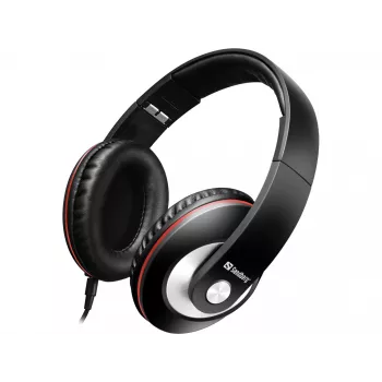 Sandberg Play'n Go Auricular negro, con cable, llamadas/música, 20 - 20000 Hz, 430 g, auricular, negro