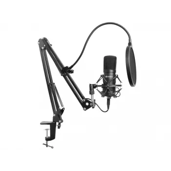 Sandberg Streamer Kit de micrófono USB, micrófono de estudio, -27 dB, 30 - 16000 Hz, 24 bit, 96 kHz, unidireccional