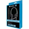 Sandberg Auricular USB Office Pro Stereo, con cable, oficina/call center, 20 - 20000 Hz, 115 g, auricular, negro