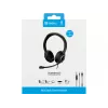 Sandberg Auricular MiniJack Chat, con cable, llamadas/música, 20 - 20000 Hz, 180 g, auricular, negro
