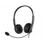 Sandberg Auricular 2in1 Office Jack+USB, con cable, oficina/call center, 20 - 20000 Hz, 110 g, auriculares, negro